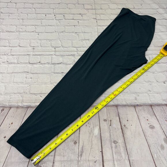 Eileen Fisher Women Pull On Ankle Leggings Size XL X-Large Dark Teal C046 -30 - Picture 7 of 16